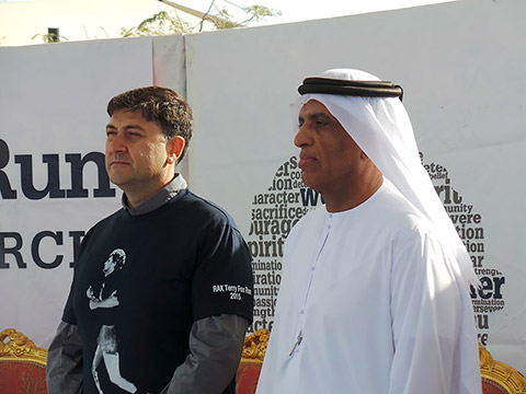 HH Sheikh Saud Bin Saqr Al Qasimi und Emmanuel Kamarianakis