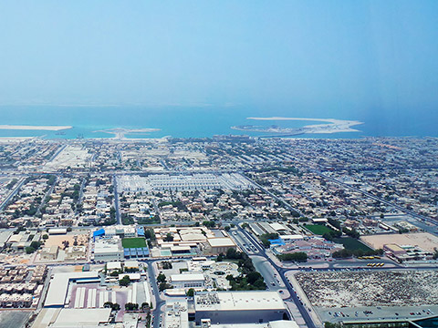 Blick über Dubai