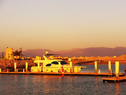 Abendstimmung in der Marina