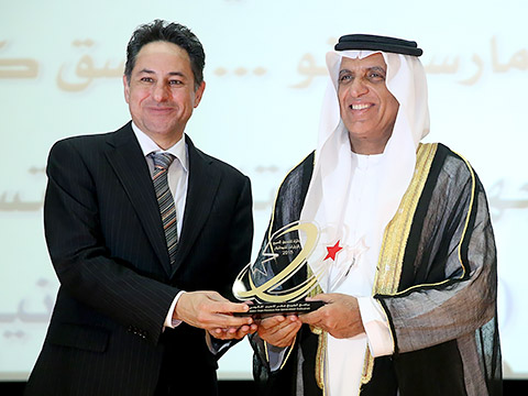 Rami Jallad mit HH Sheikh Saud bin Saqr Al Qasimi