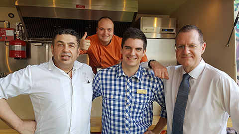 Team Steigenberger mit Chef Didier