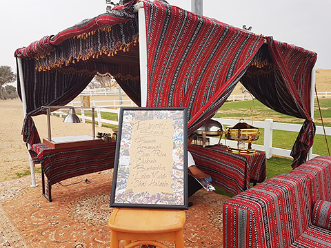 Emiratisches Zelt