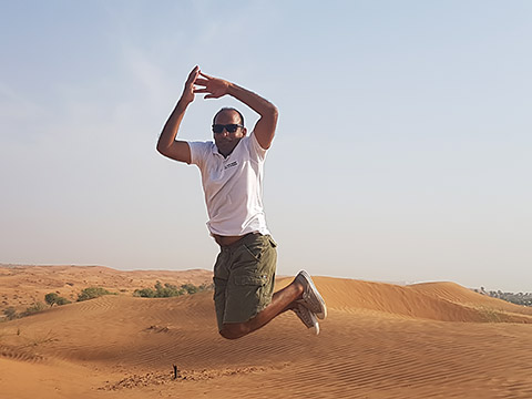Amit in der Wüste