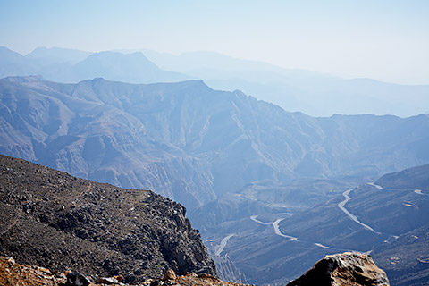 Blick vom Jebel Jais