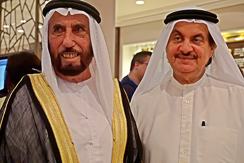 HH Sheikh Sultan Bin Ali Al Khatri und Mohammed Al Khait