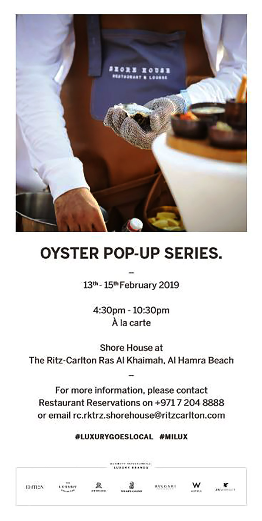 Oyster Pop-Up Series