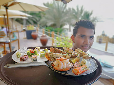 Seafood und Sushi