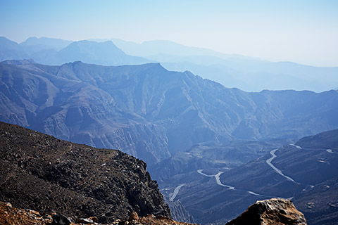 Berge von Ras Al Khaimah