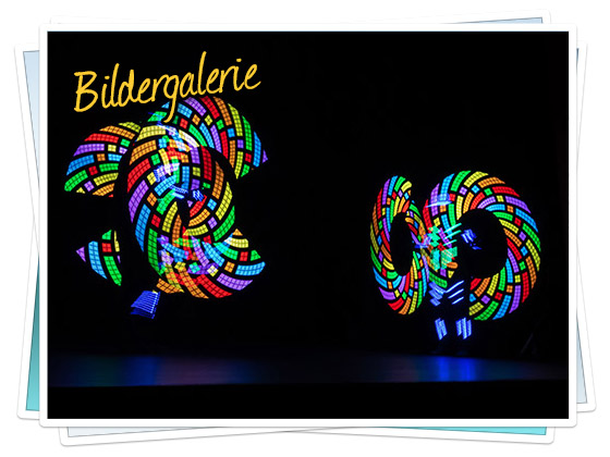 Bildergalerie: LED-Light-Show, Tanz und Comedy
