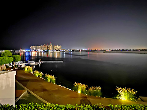 Lagune von Al Hamra