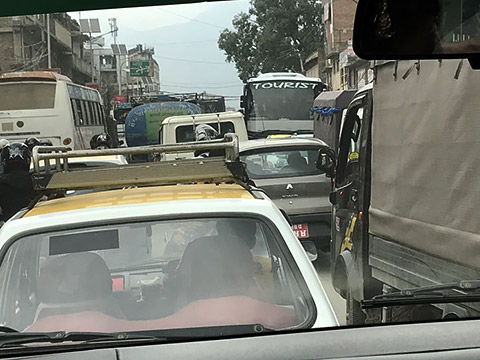 Verkehr in Kathmandu