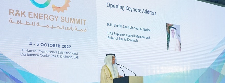 HH Sheikh Saud bin Saqr Al Qasimi eröffnete Energy Summit