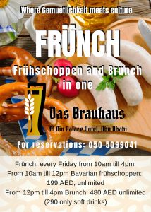 Frünch @ Brauhaus Abu Dhabi