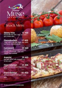 Snack Menu