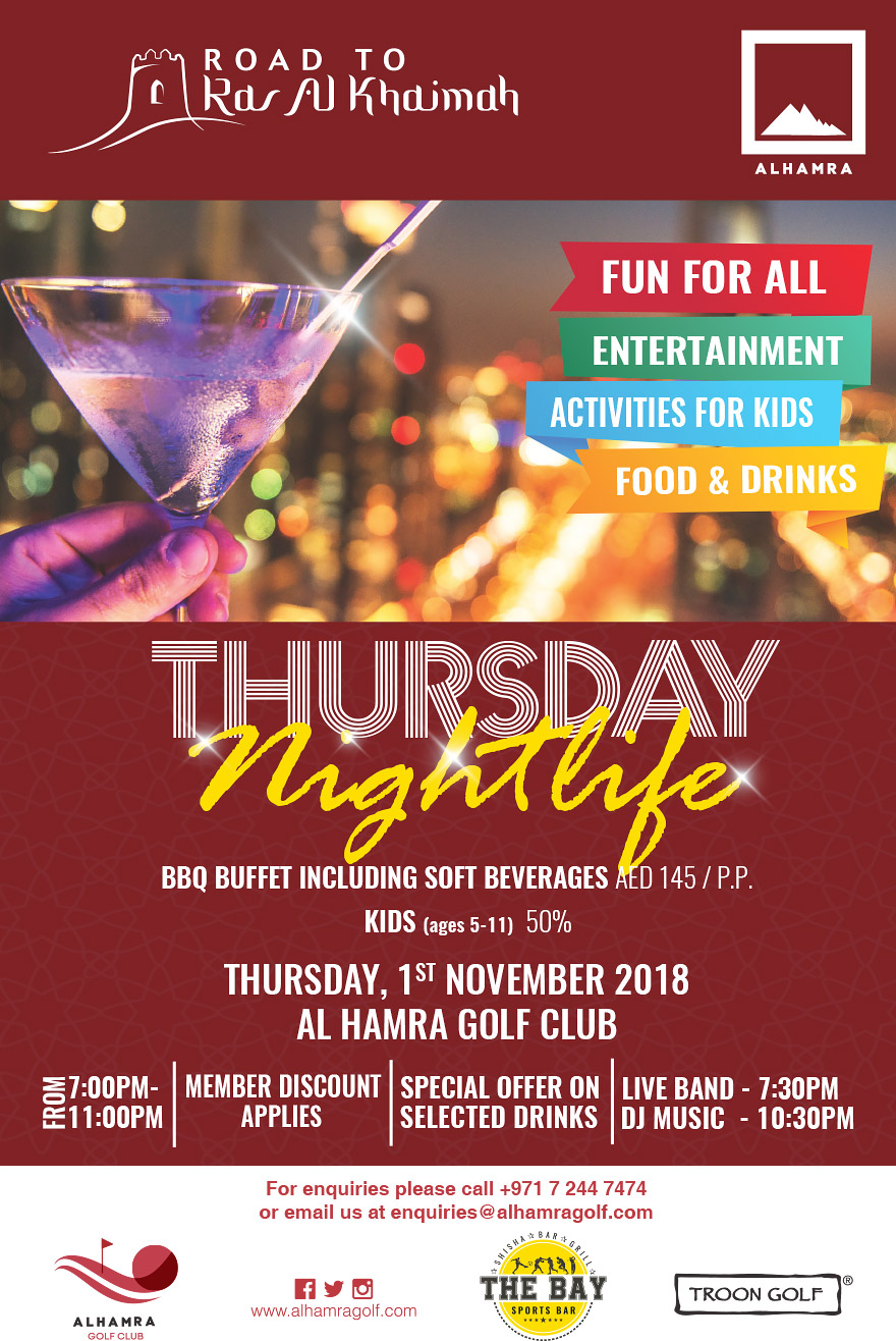 Thursday-Night-Life-@-Al-Hamra-Golf-Club | Expat Aktuell