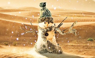 Weihnachten und Jahresende 2019 in der Wüste