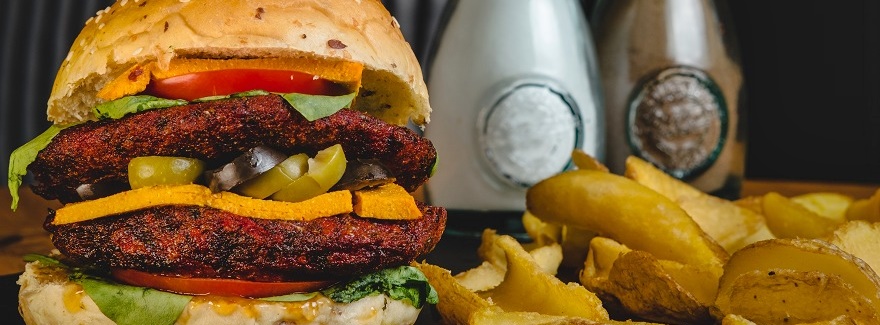 Vegane und vegetarische Burger