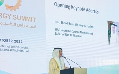 HH Sheikh Saud bin Saqr Al Qasimi eröffnete Energy Summit