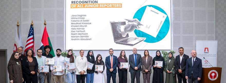 Erste Absolventen des „Heart of RAK“-Nachwuchsreporterprogramms