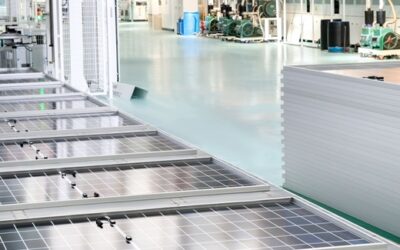 Produktionsstätte für Solarmodule und gebäudeintegrierte Photovoltaik 